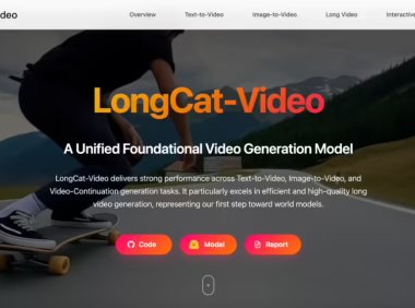 LongCat-Video统一模型实现长视频生成突破