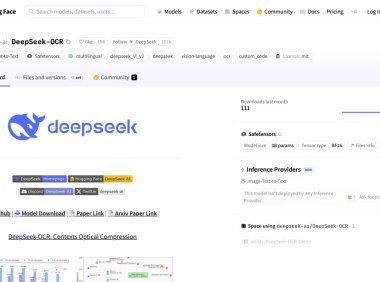 DeepSeek发布OCR新技术突破长文本处理难题
