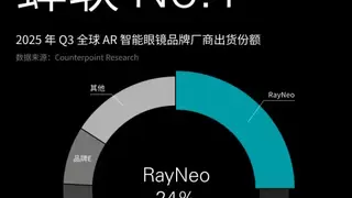 雷鸟创新蝉联全球AR眼镜市场第一，海外销量暴增3.8倍