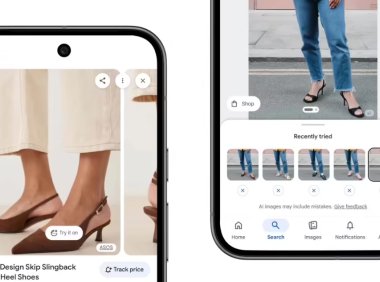 谷歌AI虚拟试穿功能支持鞋类 实现在线试穿运动鞋高跟鞋体验