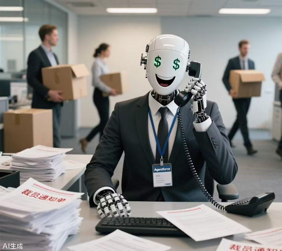 9fcc6821j00t21nh40022d000q600ncp AI 抢人类饭碗:Salesforce CEO 证实公司裁掉了 4000 个客服