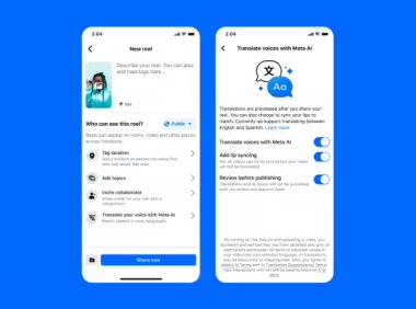 Meta推出Reels短视频AI音频翻译功能 降低多语言内容制作成本