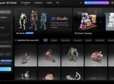 腾讯混元3D创作引擎国际站上线，开发者可快速接入AI建模能力
