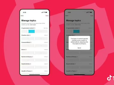TikTok新增AI内容屏蔽开关，用户可减少推荐信息流