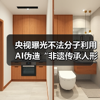央视曝光不法分子利用 AI伪造“非遗传承人形象”虚假宣传，高价销售低质产品（图2）
