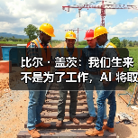 比尔・盖茨：我们生来不是为了工作，AI 将取代人类做大部分事情（图3）