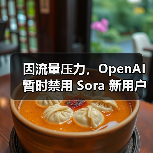 因流量压力，OpenAI 暂时禁用 Sora 新用户的视频生成功能（图3）