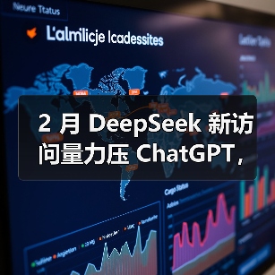 2 月 DeepSeek 新访问量力压 ChatGPT,增长势头强劲(图4) 2 月 DeepSeek 新访问量力压 ChatGPT,增长势头强劲(图4)