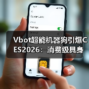 Vbot超能机器狗引爆CES2026:消费级具身智能如何走进千家万户(图4) Vbot超能机器狗引爆CES2026:消费级具身智能如何走进千家万户(图4)