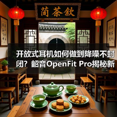 开放式耳机如何做到降噪不封闭?韶音OpenFit Pro揭秘新方案(图1) 开放式耳机如何做到降噪不封闭?韶音OpenFit Pro揭秘新方案(图1)