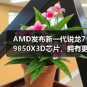 AMD发布新一代锐龙7 9850X3D芯片，拥有更高的加速频率（图4）