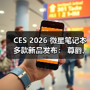 CES 2026 微星笔记本多款新品发布: 尊爵、泰坦、绝影、神影等系列均采用全新设计(图4) CES 2026 微星笔记本多款新品发布: 尊爵、泰坦、绝影、神影等系列均采用全新设计(图4)