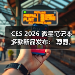 CES 2026 微星笔记本多款新品发布: 尊爵、泰坦、绝影、神影等系列均采用全新设计(图2) CES 2026 微星笔记本多款新品发布: 尊爵、泰坦、绝影、神影等系列均采用全新设计(图2)