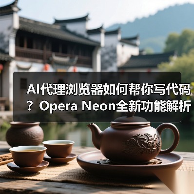 AI代理浏览器如何帮你写代码?Opera Neon全新功能解析(图4) AI代理浏览器如何帮你写代码?Opera Neon全新功能解析(图4)