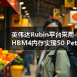 英伟达Rubin平台采用HBM4内存实现50 PetaFLOPs算力,搭载88核Olympus架构Vera CPU,相较Blackwell性能提升5倍(图2) 英伟达Rubin平台采用HBM4内存实现50 PetaFLOPs算力,搭载88核Olympus架构Vera CPU,相较Blackwell性能提升5倍(图2)