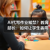 AI代写作业被禁？教育部长：如何让学生善用不滥用？（图1）