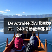 Devstral开源AI模型发布:240亿参数单张RTX 4090流畅运行(图1) Devstral开源AI模型发布:240亿参数单张RTX 4090流畅运行(图1)