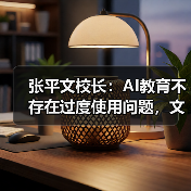 张平文校长:AI教育不存在过度使用问题,文科发展不减(图4) 张平文校长:AI教育不存在过度使用问题,文科发展不减(图4)