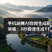 手机端侧AI音频生成新突破:8秒极速生成11秒音频(图3) 手机端侧AI音频生成新突破:8秒极速生成11秒音频(图3)