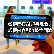 微博严打AI起号乱象,虚假内容引流被全面清理(图1) 微博严打AI起号乱象,虚假内容引流被全面清理(图1)