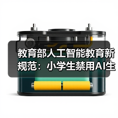 教育部人工智能教育新规范:小学生禁用AI生成功能(图1) 教育部人工智能教育新规范:小学生禁用AI生成功能(图1)