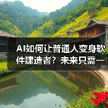 AI如何让普通人变身软件建造者?未来只需一句提示词!(图4) AI如何让普通人变身软件建造者?未来只需一句提示词!(图4)
