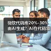 微软代码库20%-30%由AI生成?AI在代码领域的应用现状如何(图4) 微软代码库20%-30%由AI生成?AI在代码领域的应用现状如何(图4)