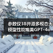 参数仅3B开源多模态大模型性能媲美GPT-4o(图4) 参数仅3B开源多模态大模型性能媲美GPT-4o(图4)