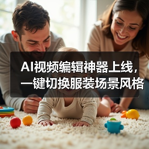 AI视频编辑神器上线,一键切换服装场景风格(图3) AI视频编辑神器上线,一键切换服装场景风格(图3)