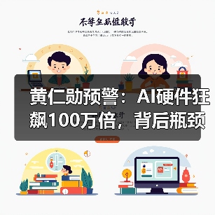 黄仁勋预警：AI硬件狂飙100万倍，背后瓶颈何在？
