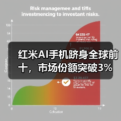 红米AI手机跻身全球前十,市场份额突破3%(图4) 红米AI手机跻身全球前十,市场份额突破3%(图4)