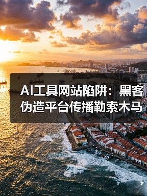 AI工具网站陷阱:黑客伪造平台传播勒索木马(图3) AI工具网站陷阱:黑客伪造平台传播勒索木马(图3)