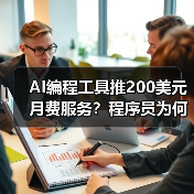 AI编程工具推200美元月费服务?程序员为何“氪金”上瘾?(图2) AI编程工具推200美元月费服务?程序员为何“氪金”上瘾?(图2)