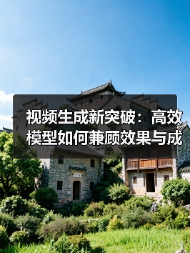 视频生成新突破:高效模型如何兼顾效果与成本?(图2) 视频生成新突破:高效模型如何兼顾效果与成本?(图2)