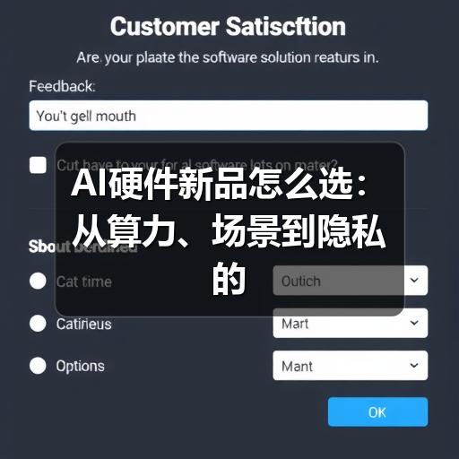 AI硬件新品怎么选：从算力、场景到隐私的实用判断