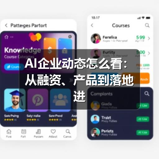 AI企业动态怎么看:从融资、产品到落地进展的判断方法
