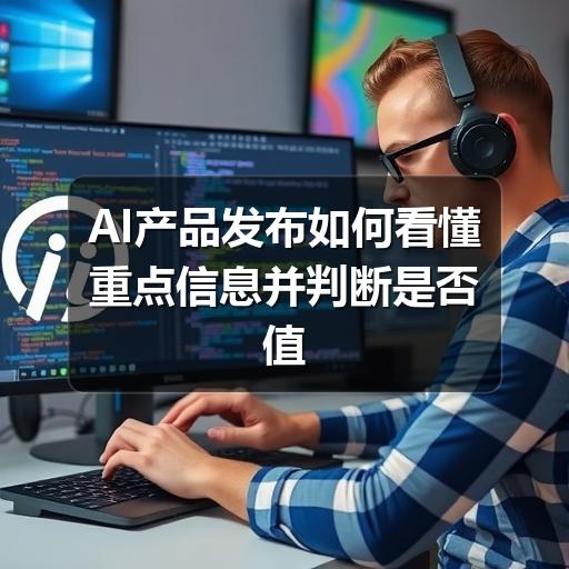 AI产品发布如何看懂重点信息并判断是否值得关注