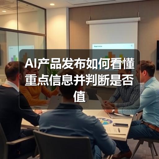 AI产品发布如何看懂重点信息并判断是否值得关注